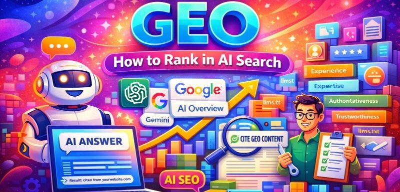 how to rank GEO AI