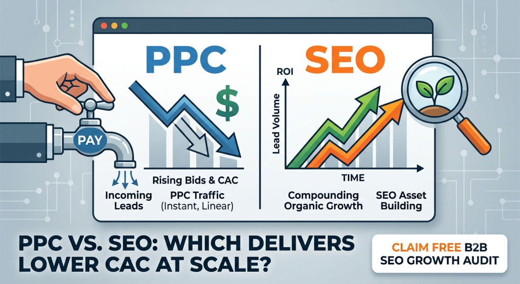 PPC vs. SEO for B2B Lead Generation Which Delivers Lower CAC at Scale